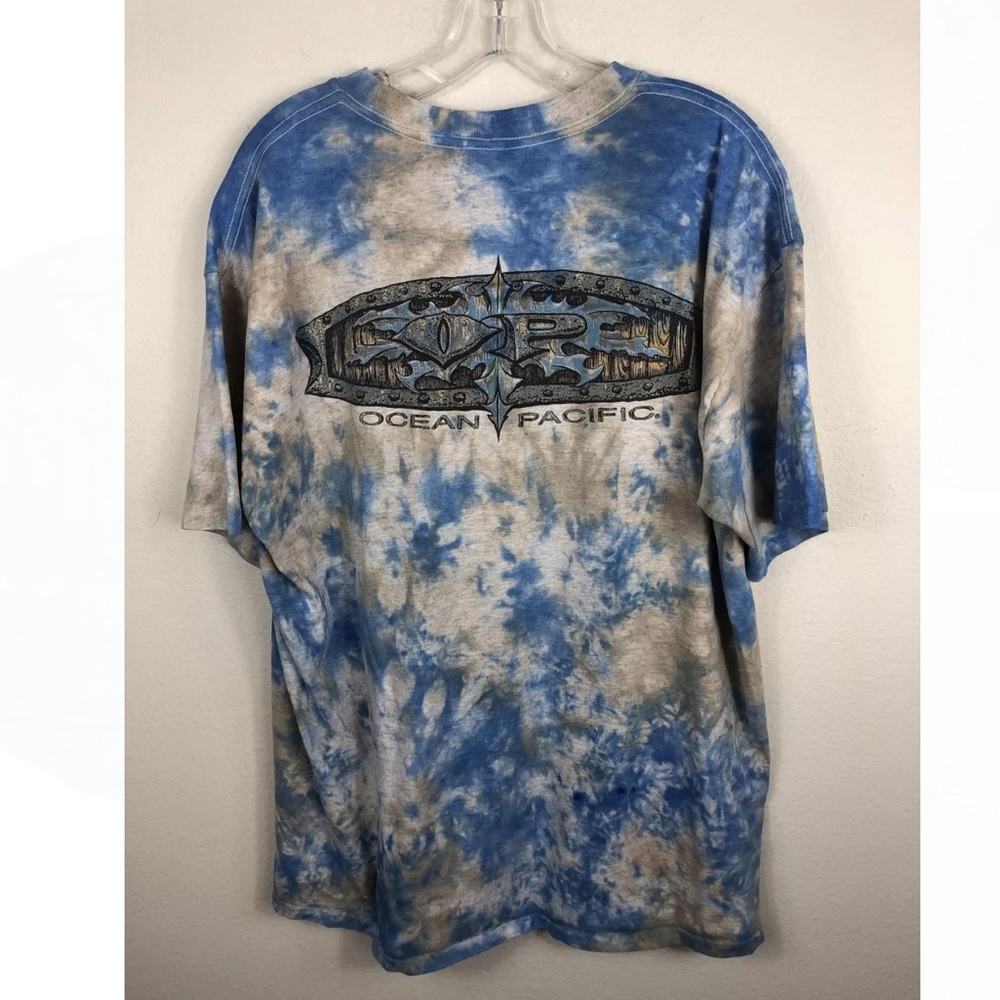 Ocean Pacific OP Vintage Sky + Sand T-Shirt Tie Dye Surf Beach - Men’s XL - Picture 6 of 10